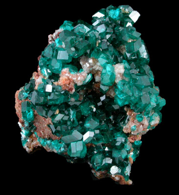 Dioptase from Tsumeb Mine, Otavi-Bergland District, Oshikoto, Namibia