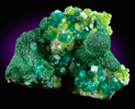 Dioptase, Duftite and Malachite from Tsumeb Mine, Otavi-Bergland District, Oshikoto, Namibia (Type Locality for Duftite)