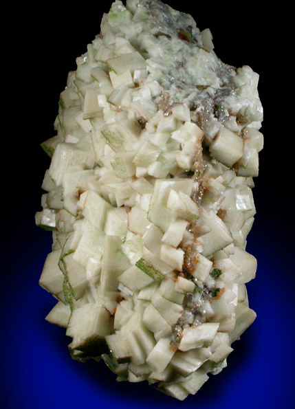 Calcite with Dioptase and Duftite from Tsumeb Mine, Otavi-Bergland District, Oshikoto, Namibia (Type Locality for Duftite)