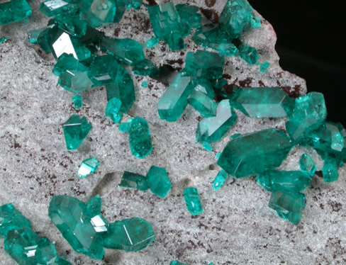 Dioptase from Tsumeb Mine, Otavi-Bergland District, Oshikoto, Namibia