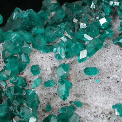 Dioptase from Tsumeb Mine, Otavi-Bergland District, Oshikoto, Namibia