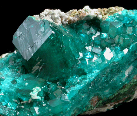 Dioptase from Tsumeb Mine, Otavi-Bergland District, Oshikoto, Namibia