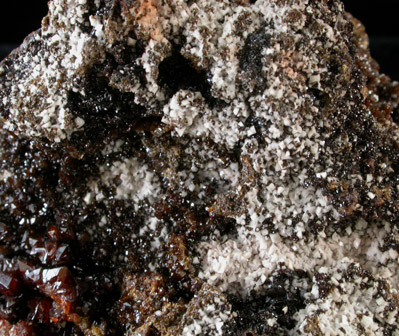 Descloizite and Dolomite from Berg Aukas Mine, 16 km ENE of Grootfontein, Otavi Mountain Land, Namibia