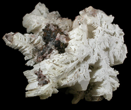Hydrocerussite on Cerussite from Tsumeb Mine, Otavi-Bergland District, Oshikoto, Namibia