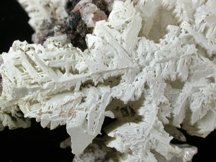 Hydrocerussite on Cerussite from Tsumeb Mine, Otavi-Bergland District, Oshikoto, Namibia