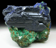 Azurite with Malachite from Tsumeb Mine, Otavi-Bergland District, Oshikoto, Namibia