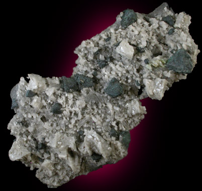 Tennantite on Quartz with Dolomite from Tsumeb Mine, Otavi-Bergland District, Oshikoto, Namibia