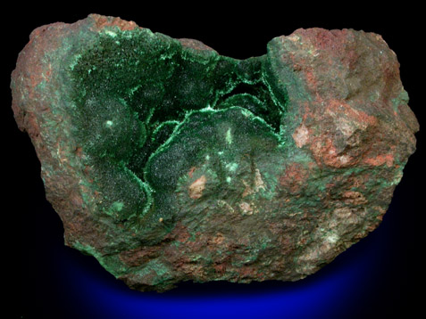 Malachite from Tsumeb Mine, Otavi-Bergland District, Oshikoto, Namibia