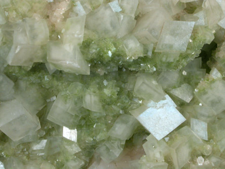 Calcite with Duftite from Tsumeb Mine, Otavi-Bergland District, Oshikoto, Namibia (Type Locality for Duftite)