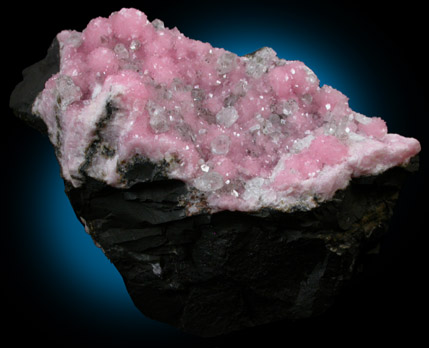 Rhodochrosite with Calcite from N'Chwaning II Mine, Kalahari Manganese Field, Northern Cape Province, South Africa