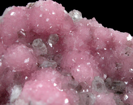 Rhodochrosite with Calcite from N'Chwaning II Mine, Kalahari Manganese Field, Northern Cape Province, South Africa