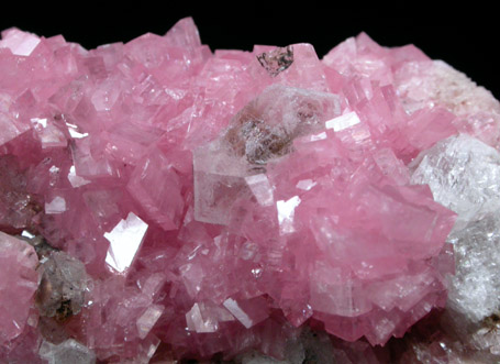 Rhodochrosite with Calcite from N'Chwaning II Mine, Kalahari Manganese Field, Northern Cape Province, South Africa