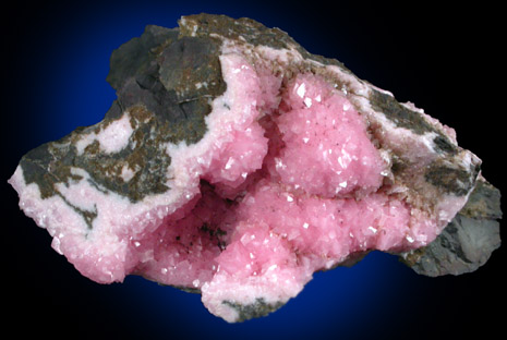 Rhodochrosite from N'Chwaning II Mine, Kalahari Manganese Field, Northern Cape Province, South Africa