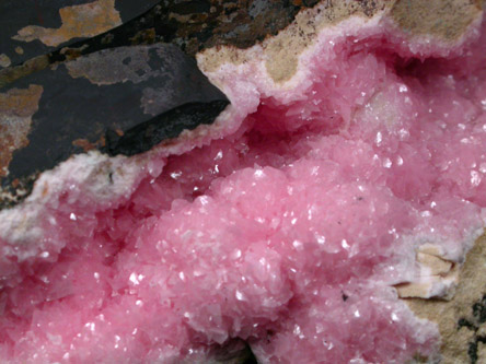 Rhodochrosite from N'Chwaning II Mine, Kalahari Manganese Field, Northern Cape Province, South Africa