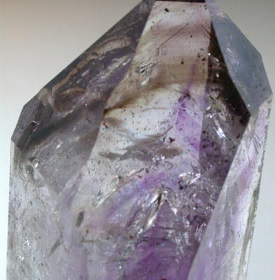 Quartz var. Amethyst with Smoky phantoms from Tafelkop, Goboboseb Mountains, 27 km west of Brandberg Mountain, Erongo region, Namibia