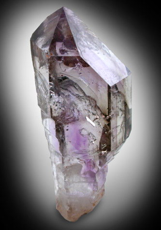 Quartz var. Amethyst Scepter from Tafelkop, Goboboseb Mountains, 27 km west of Brandberg Mountain, Erongo region, Namibia