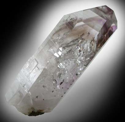 Quartz var. Amethyst with Smoky phantoms from Tafelkop, Goboboseb Mountains, 27 km west of Brandberg Mountain, Erongo region, Namibia