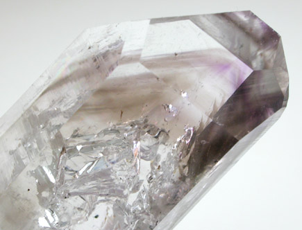 Quartz var. Amethyst with Smoky phantoms from Tafelkop, Goboboseb Mountains, 27 km west of Brandberg Mountain, Erongo region, Namibia