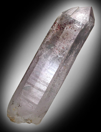 Hematite inclusions in Amethyst Quartz from Tafelkop, Goboboseb Mountains, 27 km west of Brandberg Mountain, Erongo region, Namibia