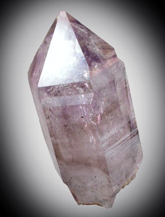 Quartz var. Amethyst with moveable bubble and Hematite inclusions from Tafelkop, Goboboseb Mountains, 27 km west of Brandberg Mountain, Erongo region, Namibia