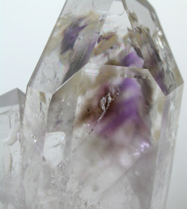 Quartz with Smoky and Amethyst phantoms from Tafelkop, Goboboseb Mountains, 27 km west of Brandberg Mountain, Erongo region, Namibia