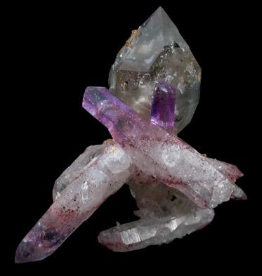 Quartz var. Amethyst from Tafelkop, Goboboseb Mountains, 27 km west of Brandberg Mountain, Erongo region, Namibia