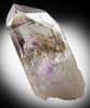 Quartz var. Amethyst with Smoky phantoms with moveable bubble inclusion from Tafelkop, Goboboseb Mountains, 27 km west of Brandberg Mountain, Erongo region, Namibia