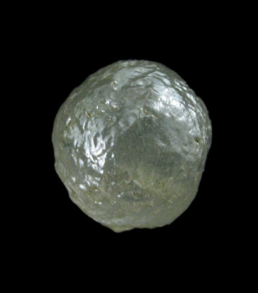 Diamond (2.71 carat spherical crystal) from Cape Province, South Africa