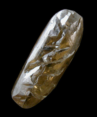 Diamond (1.61 carat macle, twinned crystal) from Kolmanskappe, Namibia