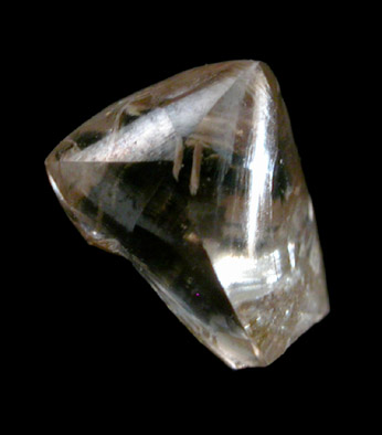 Diamond (1.07 carat complex crystal) from Cape Province, South Africa