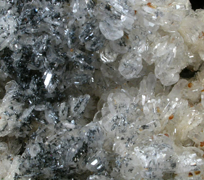 Barite with Stibnite from Baia Sprie (Felsbnya), Maramures, Romania