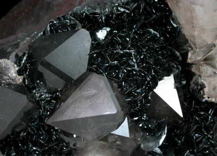 Quartz and Hematite from West Cumberland Iron Mining District, Cumbria, England