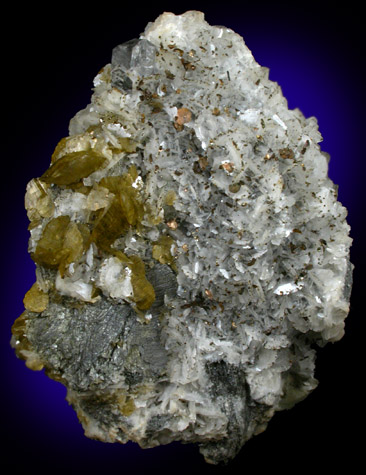 Cubanite, Siderite, Pyrrhotite, Dolomite from Morro Velho Mine, Nova Lima, Minas Gerais, Brazil
