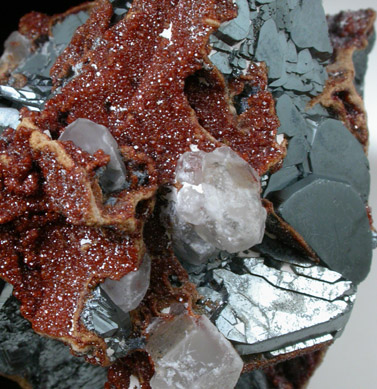 Hematite and Andradite Garnet from Wessels Mine, Kalahari Manganese Field, Northern Cape Province, South Africa