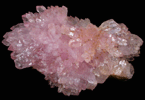 Quartz var. Rose Quartz Crystals from Lavra Berilo Branco, Minas Gerais, Brazil