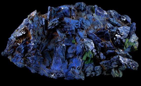 Azurite from Bou Beker Mine, 21 km SSE of Oujda, Errachidia Province, Morocco