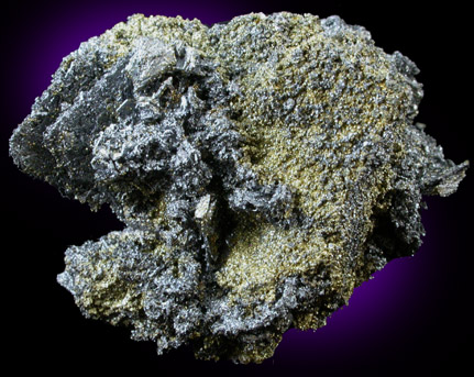 Polybasite-Pearceite with pseudomorph after Galena from La Sirena Mine, Level 590, Guanajuato, Mexico