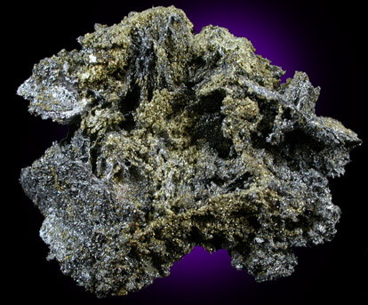 Polybasite-Pearceite with pseudomorph after Galena from La Sirena Mine, Level 590, Guanajuato, Mexico