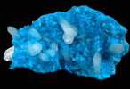 Cavansite on Stilbite from Wagholi Quarry, Maharashtra, India