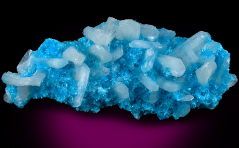 Cavansite with Stilbite-Ca from Wagholi Quarry, Maharashtra, India