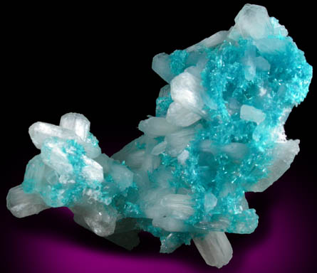 Cavansite with Stilbite-Ca from Wagholi Quarry, Maharashtra, India