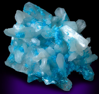 Cavansite with Stilbite-Ca from Wagholi Quarry, Maharashtra, India