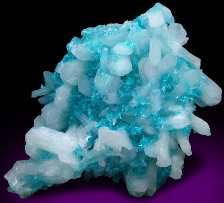 Cavansite with Stilbite-Ca from Wagholi Quarry, Maharashtra, India