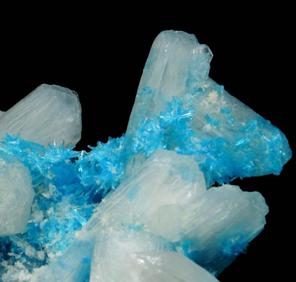 Cavansite with Stilbite-Ca from Wagholi Quarry, Maharashtra, India