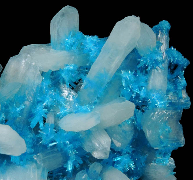 Cavansite with Stilbite-Ca from Wagholi Quarry, Maharashtra, India