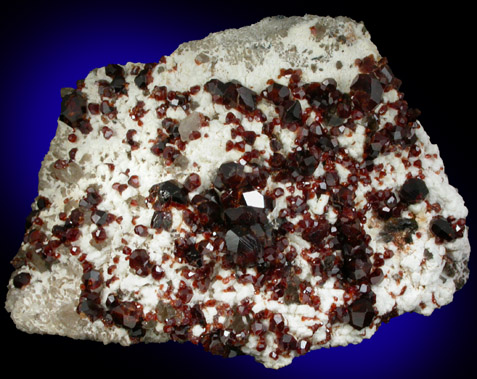 Spessartine Garnet on Microcline with Quartz and Hyalite Opal from Putian, Tongbei-Yunling District, Fujian Province, China