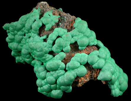 Malachite from Lubumbashi, Katanga Copperbelt, Haut-Katanga Province, Democratic Republic of the Congo