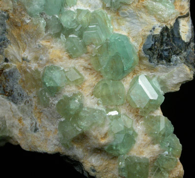 Andradite Garnet var. Demantoid from Gulbahar, Ghazni Province, Afghanistan