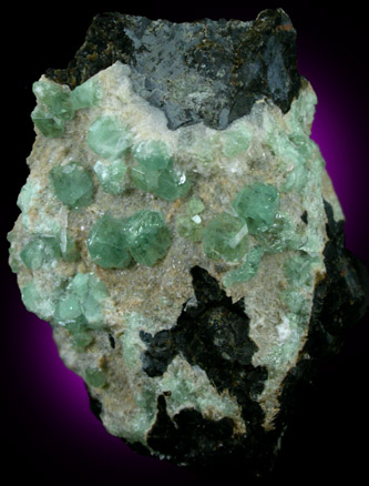 Andradite Garnet var. Demantoid from Gulbahar, Ghazni Province, Afghanistan