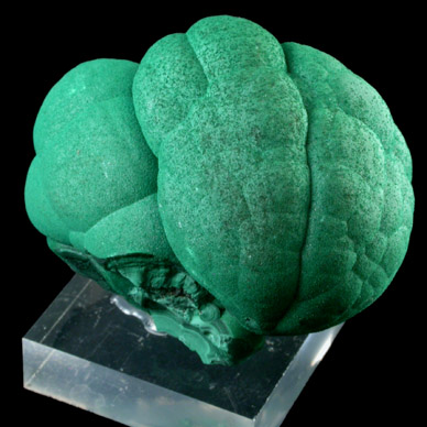 Malachite from Lubumbashi, Katanga Copperbelt, Haut-Katanga Province, Democratic Republic of the Congo